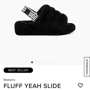 UGG fluff ya slide